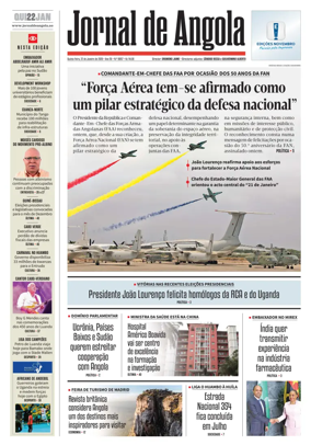 Cover of Jornal de Angola