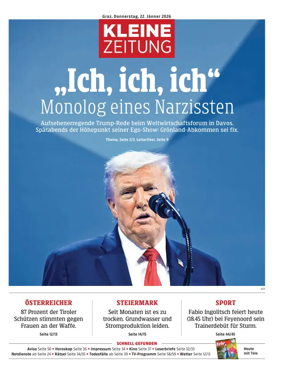 Cover of Kleine Zeitung Steiermark