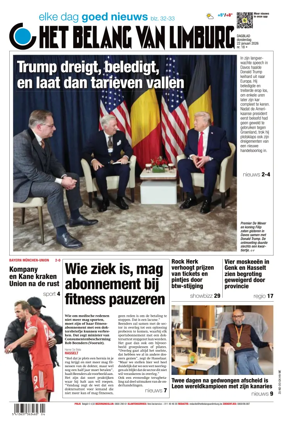 Cover of Het Belang van Limburg