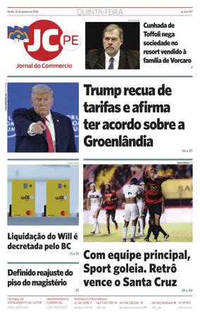 Cover of Jornal do Commercio