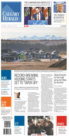 Cover of Calgary Herald