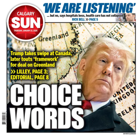 Cover of Calgary Sun