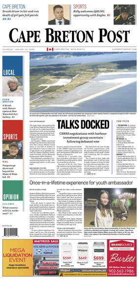 Cover of Cape Breton Post