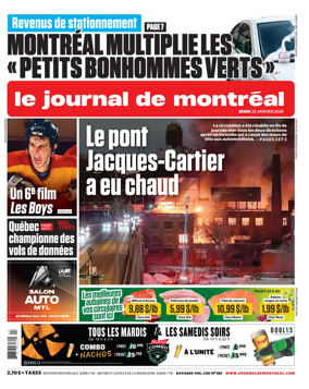 Cover of Le Journal de Montreal