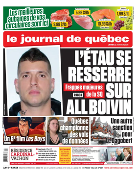 Cover of Le Journal de Quebec