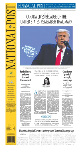 Cover of National Post - (National Edition)