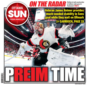 Cover of Ottawa Sun