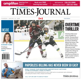 Cover of St. Thomas Times-Journal