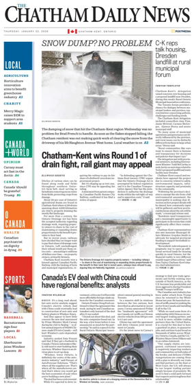 Cover of The Chatham Daily News