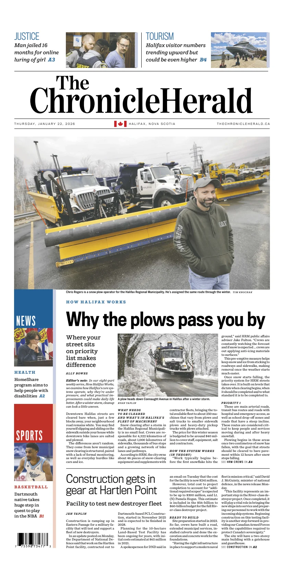 Cover of The Chronicle Herald (Provincial)