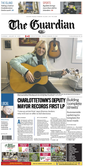Cover of The Guardian (Charlottetown)