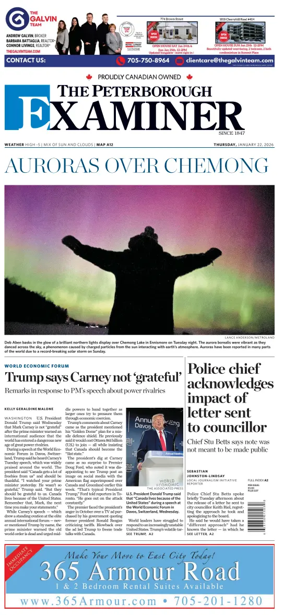 Cover of The Peterborough Examiner