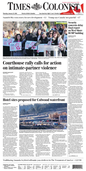 Cover of Times Colonist