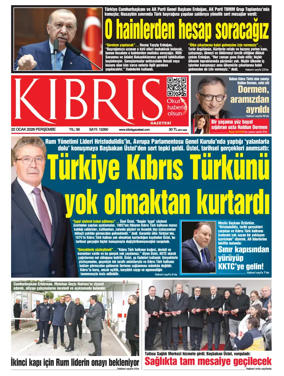 Cover of Kibris Gazetesi