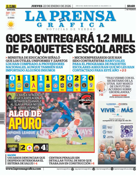 Cover of La Prensa Grafica