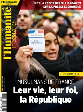 Cover of L'HUMANITE MAGAZINE