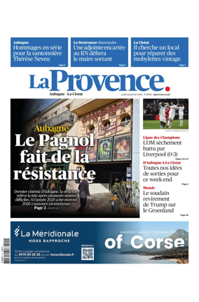 Cover of La Provence Aubagne-La Ciotat