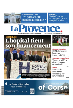 Cover of La Provence Martigues-Istres-Vitrolles-Marignane