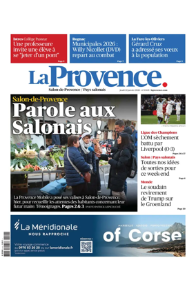 Cover of La Provence Salon-de-Provence / Pays salonais