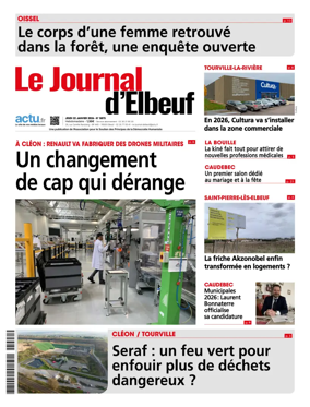 Cover of Le Journal d'Elbeuf
