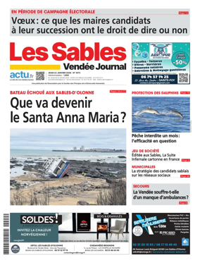 Cover of Les Sables Vendee Journal