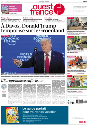 Cover of Ouest France (Dinan)