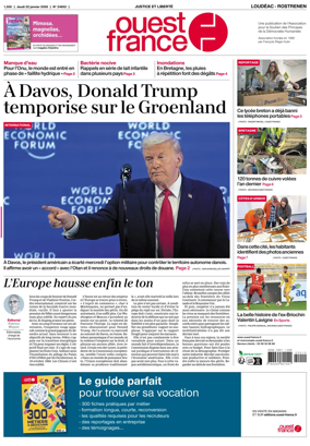 Cover of Ouest France (Loudeac / Rostrenen)