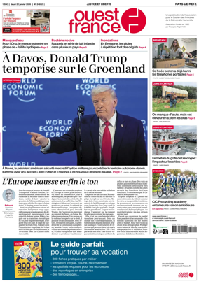 Cover of Ouest France (Pornic / Pays de Retz)