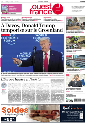 Cover of Ouest France (Vannes)