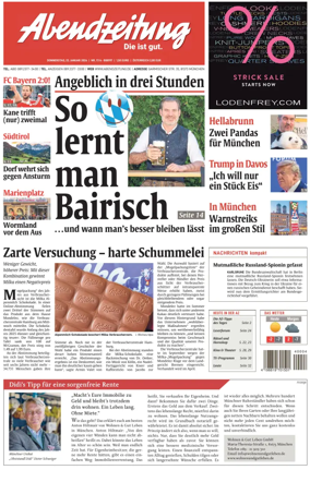 Cover of Abendzeitung Munchen