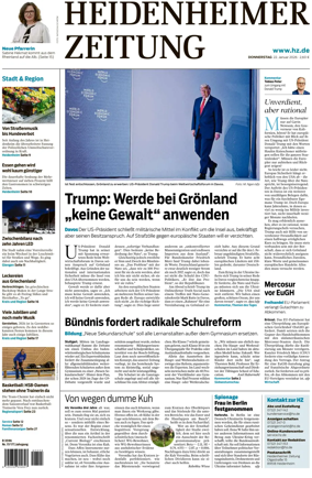 Cover of Heidenheimer Zeitung