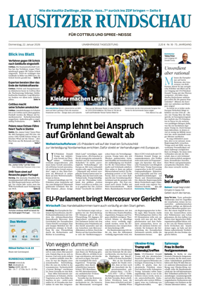 Cover of Lausitzer Rundschau