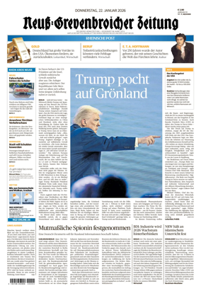 Cover of Neuss-Grevenbroicher Zeitung Neuss