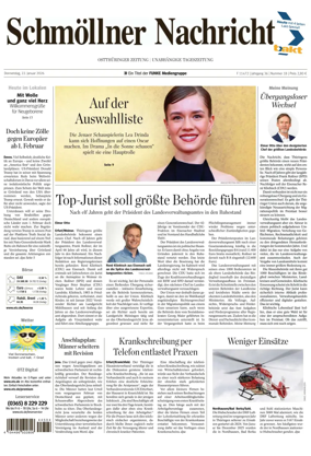 Cover of Ostthuringer Zeitung (Schmolln)