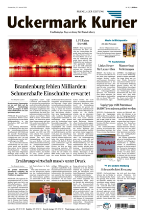 Cover of Prenzlauer Zeitung