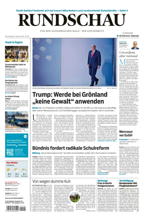 Cover of Rundschau fur den Schwabischen Wald – Der Kocherbote