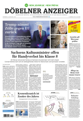 Cover of Sachsische Zeitung (Dobeln)