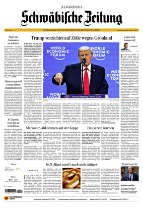 Cover of Schwabische Zeitung (Alb-Donau)