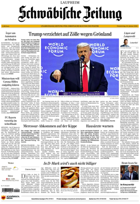Cover of Schwabische Zeitung (Laupheim)