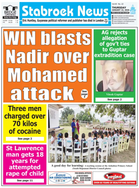 Cover of Stabroek News