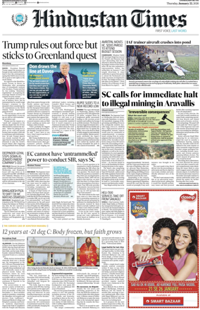 Cover of Hindustan Times (Chandigarh)