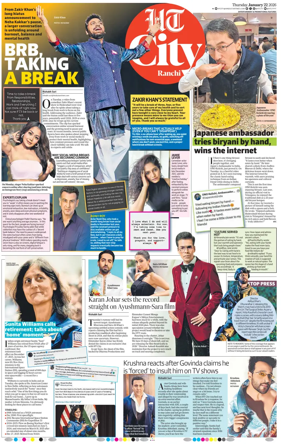 Cover of Hindustan Times (Ranchi) - Live