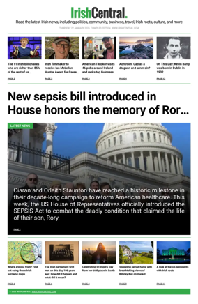 Cover of Irish Central