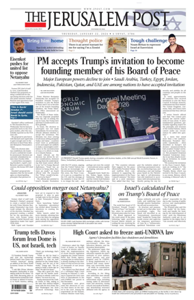 Cover of The Jerusalem Post