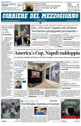 Cover of Corriere del Mezzogiorno (Campania)