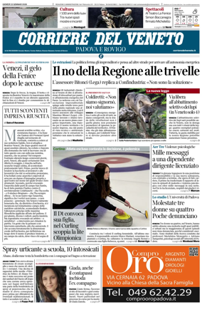 Cover of Corriere del Veneto (Padova e Rovigo)