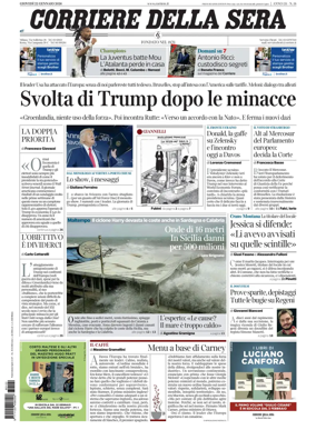 Cover of Corriere della Sera