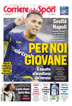 Cover of Corriere dello Sport (Campania)