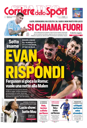 Cover of Corriere dello Sport (Roma)