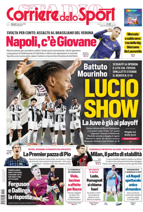 Cover of Corriere dello Sport